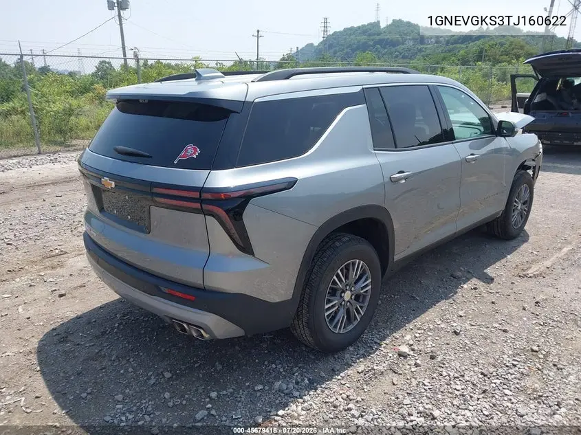 2026 Chevrolet Traverse Awd Lt VIN: 1GNEVGKS3TJ160622 Lot: 45679416