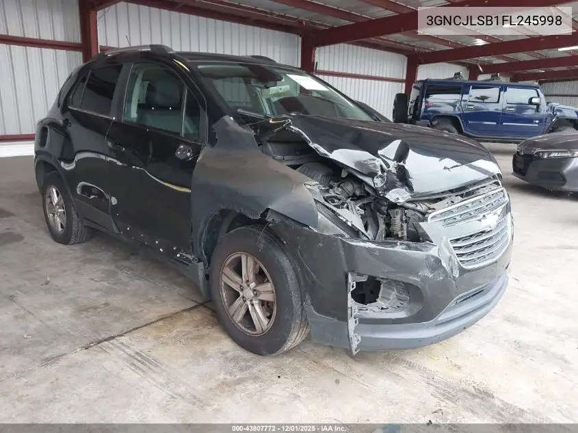 3GNCJLSB1FL245998 2015 Chevrolet Trax Lt