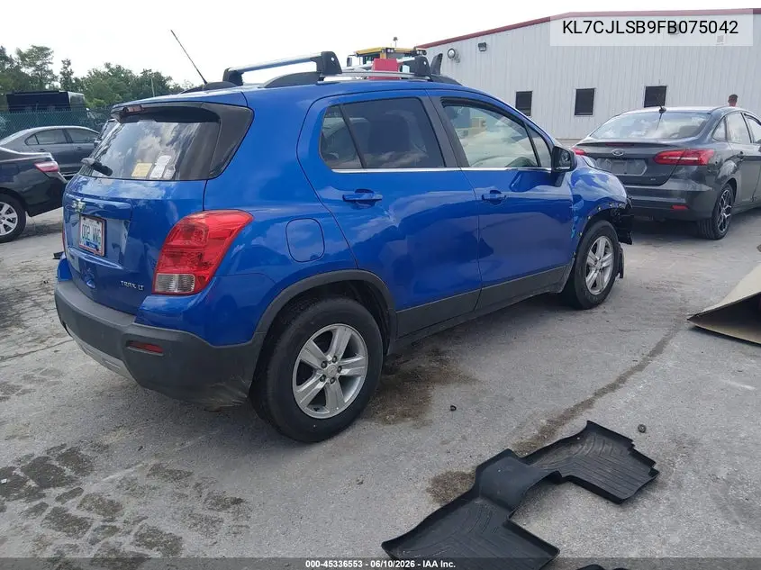 2015 Chevrolet Trax Lt VIN: KL7CJLSB9FB075042 Lot: 45336553