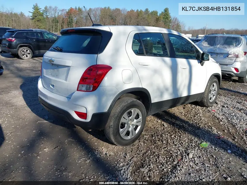 KL7CJKSB4HB131854 2017 Chevrolet Trax Ls