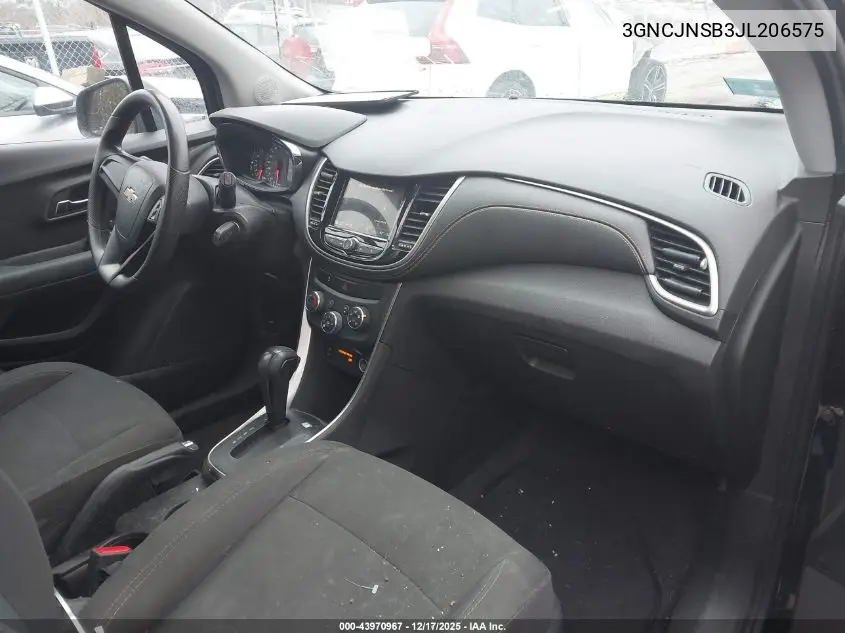 3GNCJNSB3JL206575 2018 Chevrolet Trax Ls