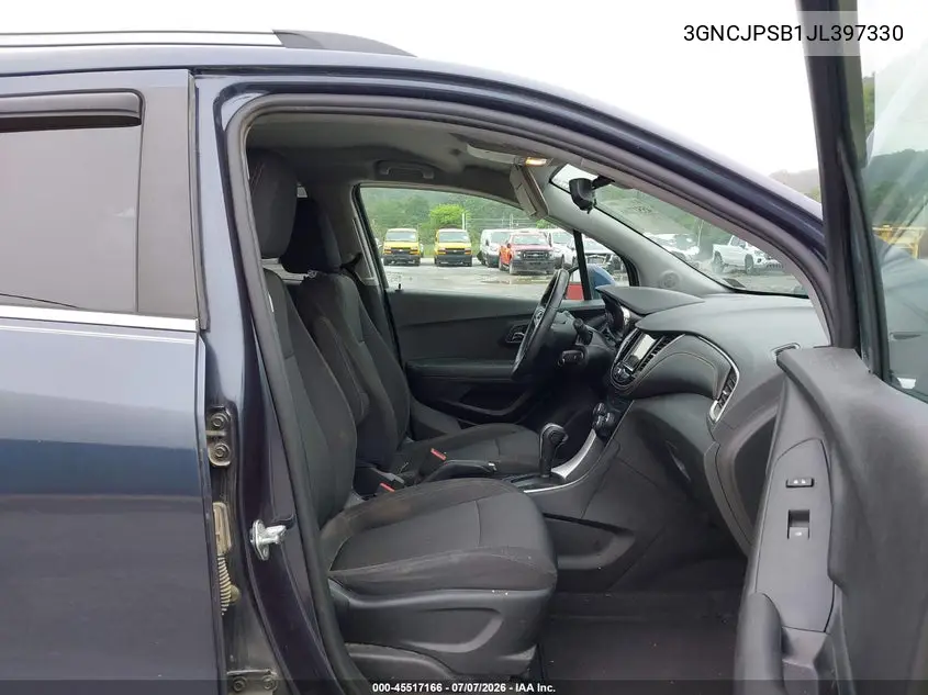 2018 Chevrolet Trax Lt VIN: 3GNCJPSB1JL397330 Lot: 45517166