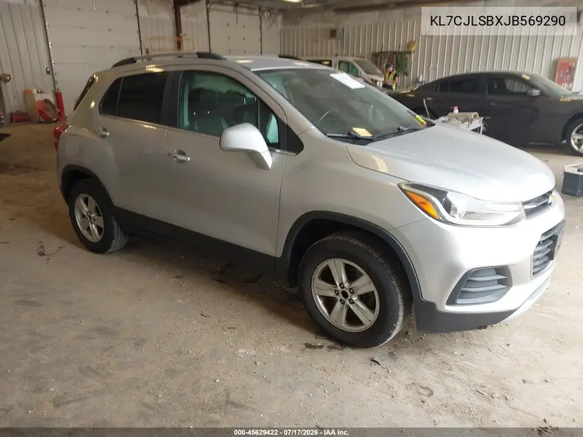 2018 Chevrolet Trax Lt VIN: KL7CJLSBXJB569290 Lot: 45629422