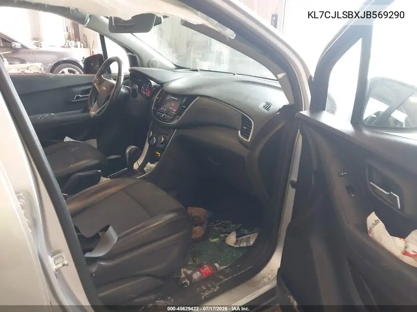 2018 Chevrolet Trax Lt VIN: KL7CJLSBXJB569290 Lot: 45629422