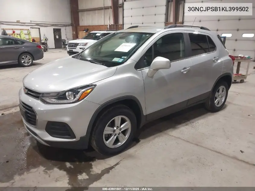 3GNCJPSB1KL399502 2019 Chevrolet Trax Lt