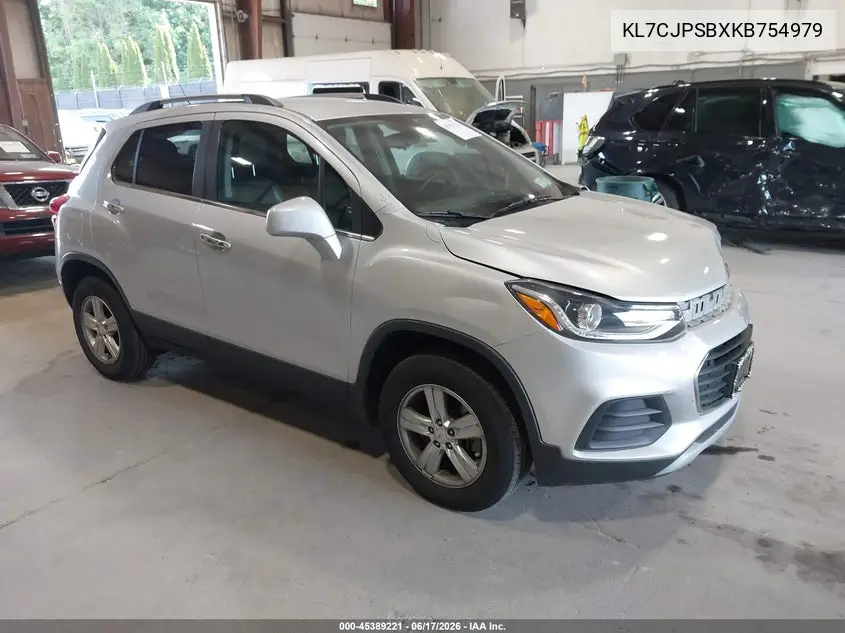 2019 Chevrolet Trax Lt VIN: KL7CJPSBXKB754979 Lot: 45389221