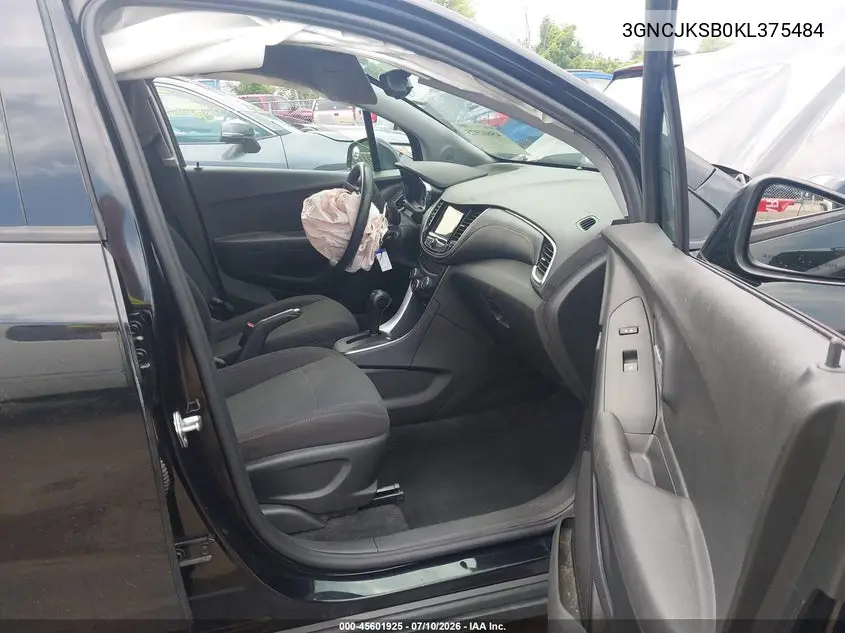 2019 Chevrolet Trax Ls VIN: 3GNCJKSB0KL375484 Lot: 45601925
