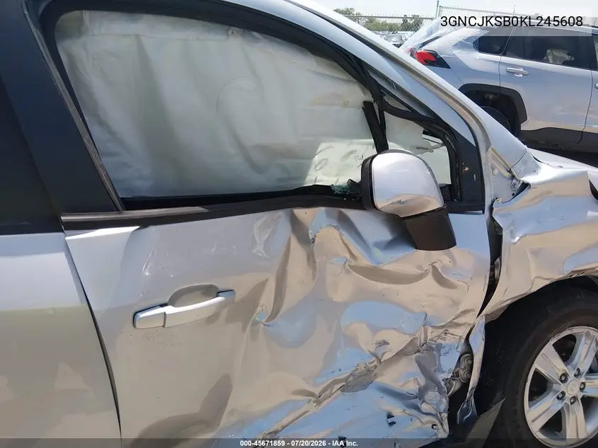 2019 Chevrolet Trax Ls VIN: 3GNCJKSB0KL245608 Lot: 45671859