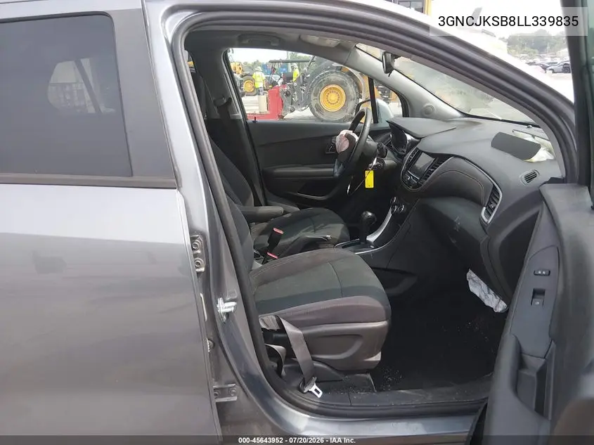 2020 Chevrolet Trax Fwd Ls VIN: 3GNCJKSB8LL339835 Lot: 45643952