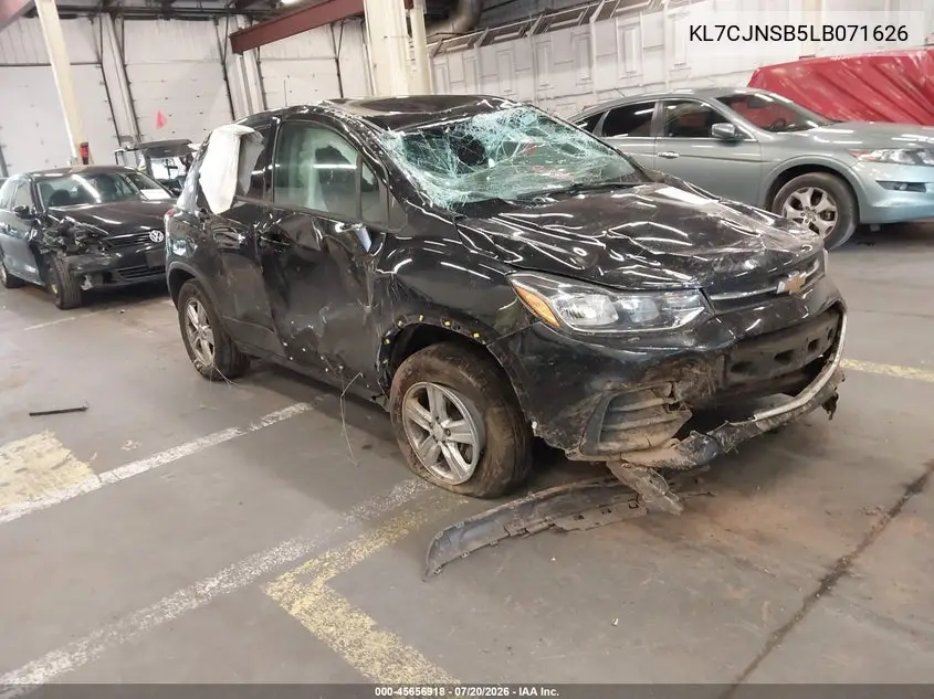 2020 Chevrolet Trax Awd Ls VIN: KL7CJNSB5LB071626 Lot: 45656918