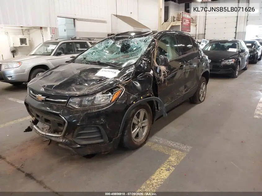 2020 Chevrolet Trax Awd Ls VIN: KL7CJNSB5LB071626 Lot: 45656918