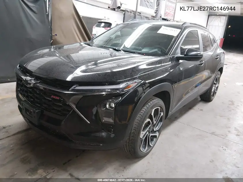 2024 Chevrolet Trax Fwd 2Rs VIN: KL77LJE27RC146944 Lot: 45674842