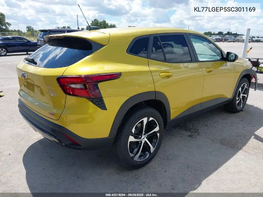 KL77LGEP5SC301169 2025 Chevrolet Trax Fwd 1Rs