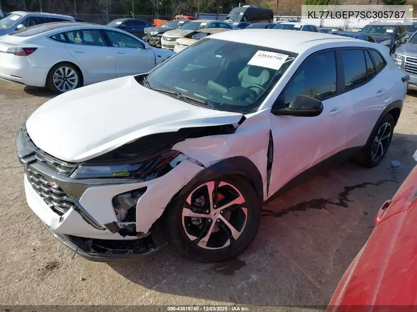 KL77LGEP7SC305787 2025 Chevrolet Trax Fwd 1Rs
