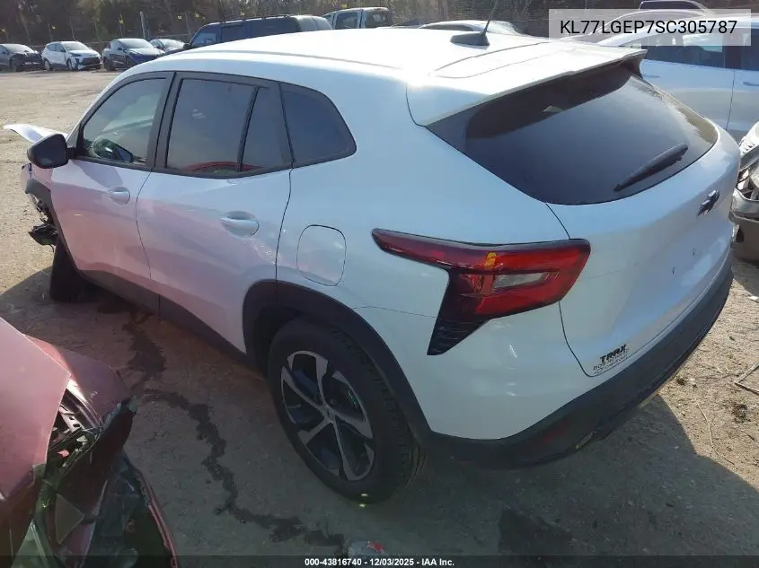 KL77LGEP7SC305787 2025 Chevrolet Trax Fwd 1Rs
