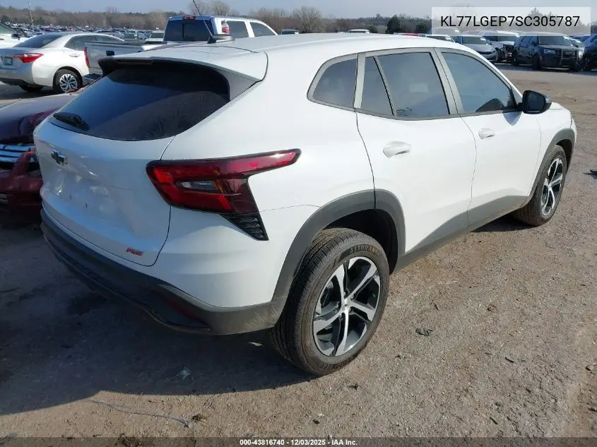 KL77LGEP7SC305787 2025 Chevrolet Trax Fwd 1Rs