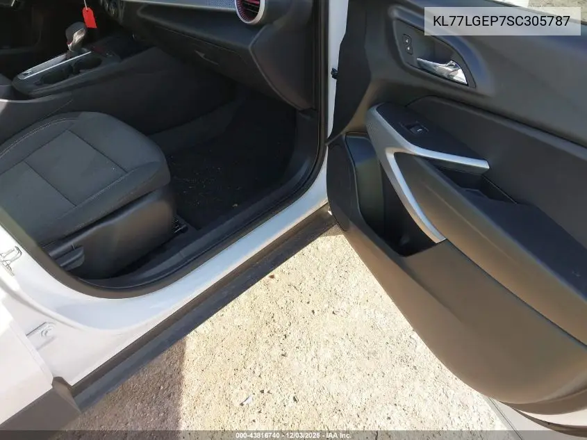 KL77LGEP7SC305787 2025 Chevrolet Trax Fwd 1Rs