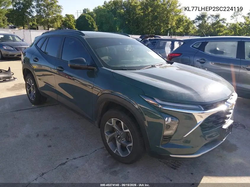 2025 Chevrolet Trax Fwd Lt VIN: KL77LHEP2SC224119 Lot: 45374140