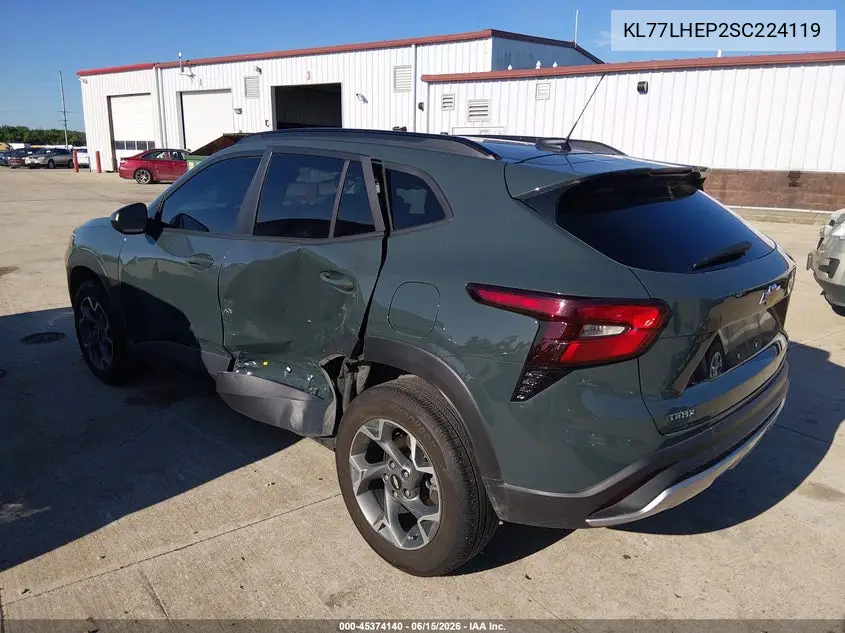 2025 Chevrolet Trax Fwd Lt VIN: KL77LHEP2SC224119 Lot: 45374140