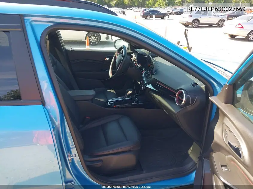 2025 Chevrolet Trax Fwd 2Rs VIN: KL77LJEP6SC027669 Lot: 45374864