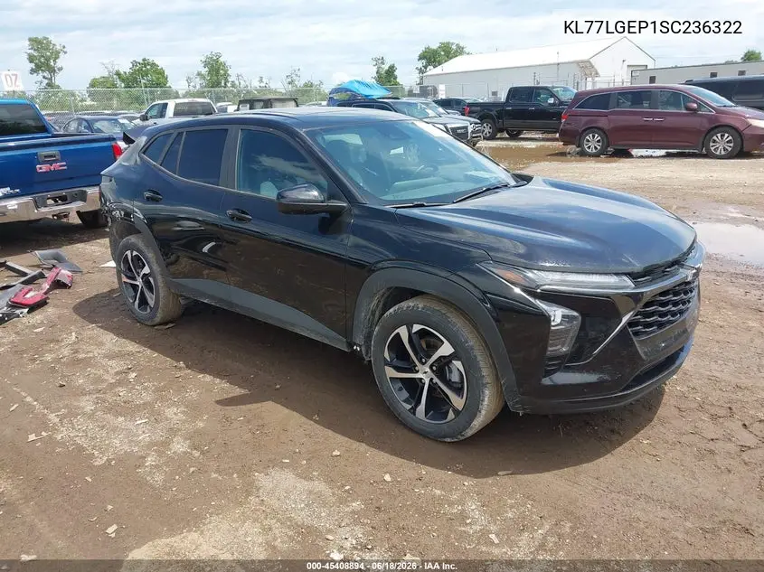 2025 Chevrolet Trax Fwd 1Rs VIN: KL77LGEP1SC236322 Lot: 45408894