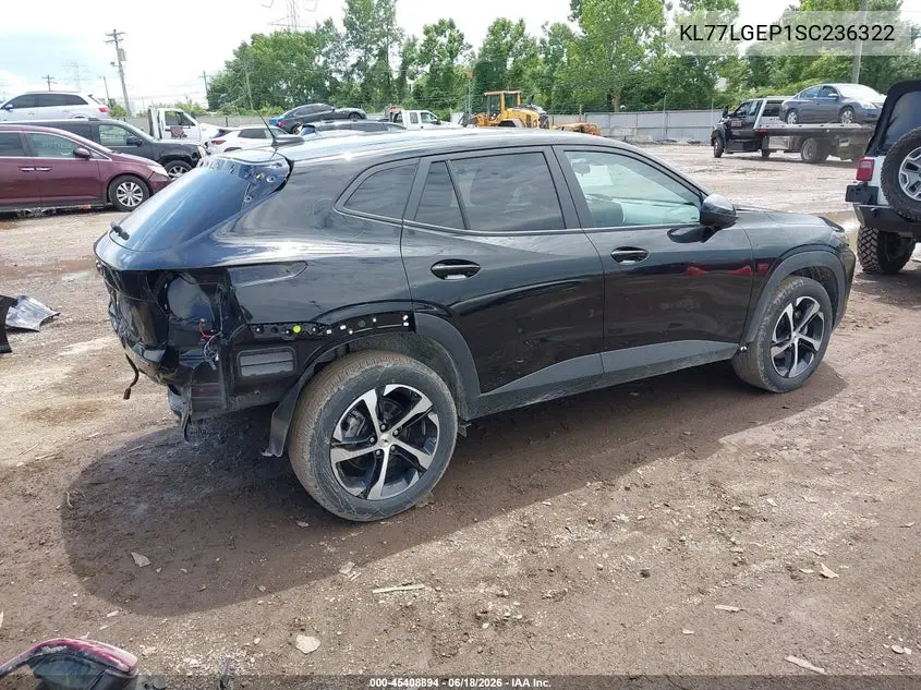 2025 Chevrolet Trax Fwd 1Rs VIN: KL77LGEP1SC236322 Lot: 45408894