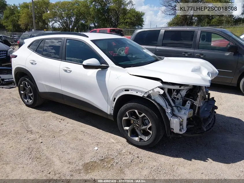 2025 Chevrolet Trax Fwd Lt VIN: KL77LHEP2SC018508 Lot: 45581430