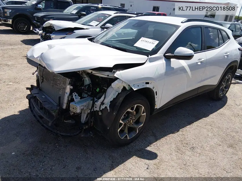 2025 Chevrolet Trax Fwd Lt VIN: KL77LHEP2SC018508 Lot: 45581430