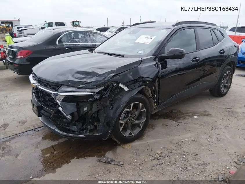 2025 Chevrolet Trax Fwd Lt VIN: KL77LHEP3SC168434 Lot: 45650258