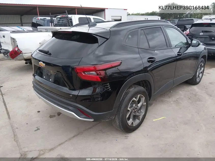 2025 Chevrolet Trax Fwd Lt VIN: KL77LHEP3SC168434 Lot: 45650258