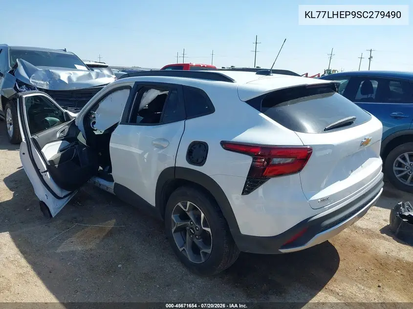2025 Chevrolet Trax Fwd Lt VIN: KL77LHEP9SC279490 Lot: 45671654