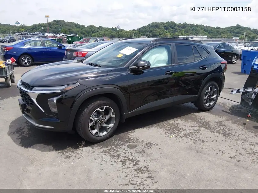2026 Chevrolet Trax Fwd Lt VIN: KL77LHEP1TC003158 Lot: 45565207