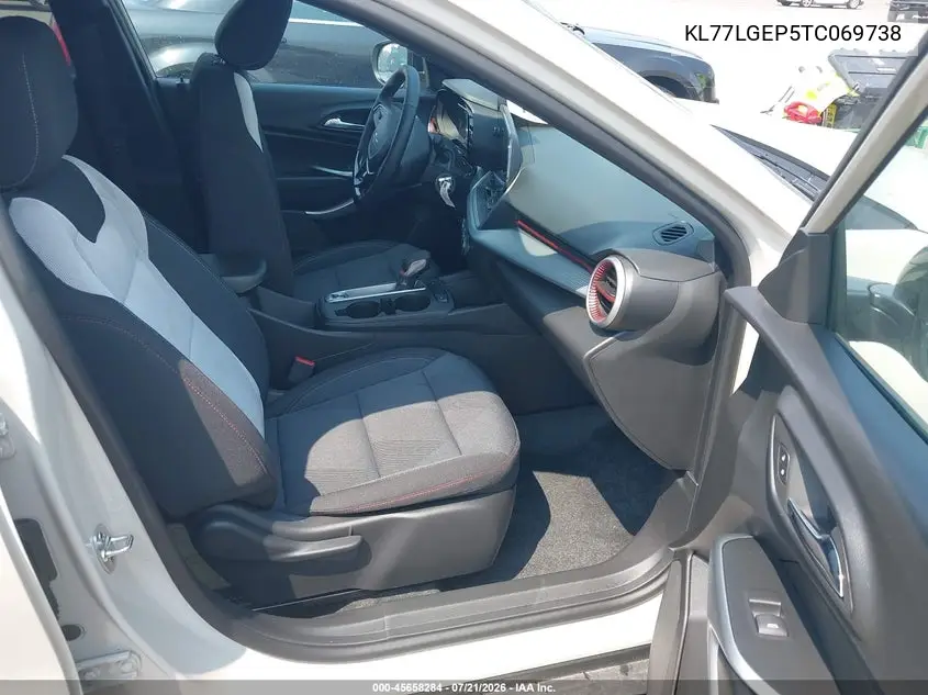 2026 Chevrolet Trax Fwd 1Rs VIN: KL77LGEP5TC069738 Lot: 45658284
