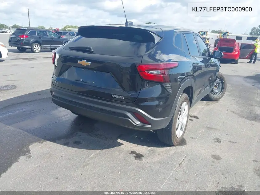 2026 Chevrolet Trax Fwd Ls VIN: KL77LFEP3TC000900 Lot: 45672015