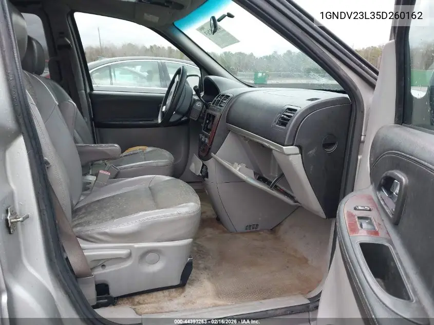 2005 Chevrolet Uplander Ls VIN: 1GNDV23L35D260162 Lot: 44393263