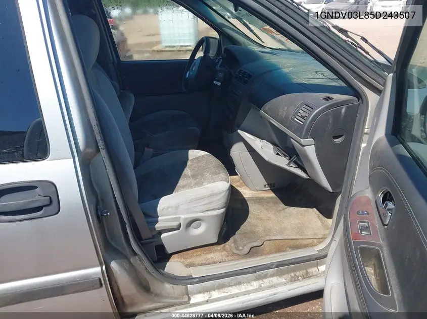 2005 Chevrolet Uplander VIN: 1GNDV03L85D243507 Lot: 44828777