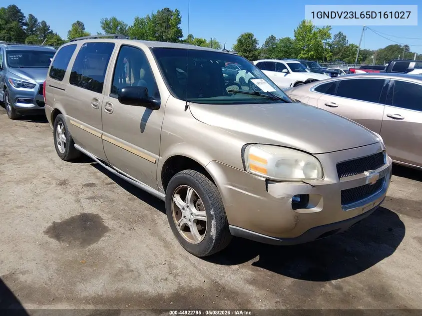 2005 Chevrolet Uplander Ls VIN: 1GNDV23L65D161027 Lot: 44922795
