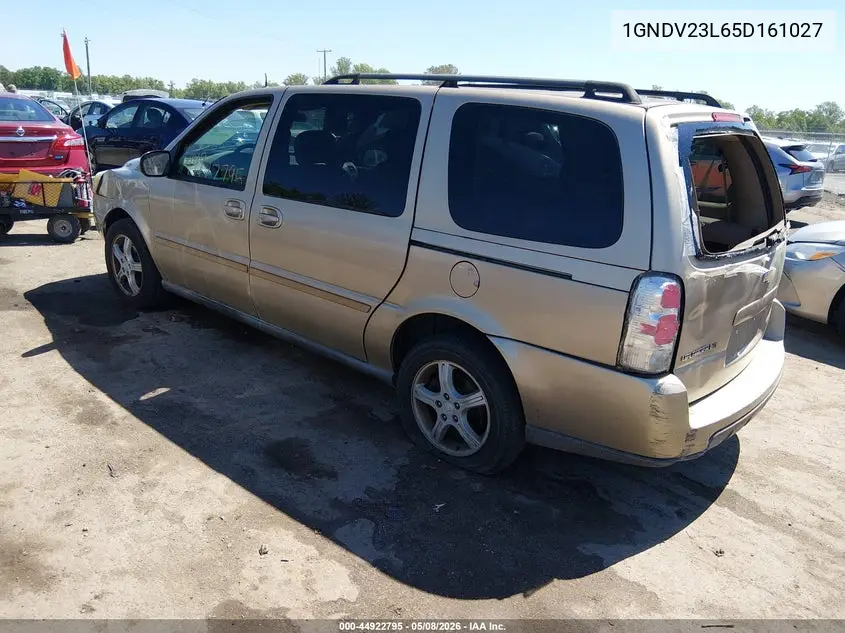 2005 Chevrolet Uplander Ls VIN: 1GNDV23L65D161027 Lot: 44922795