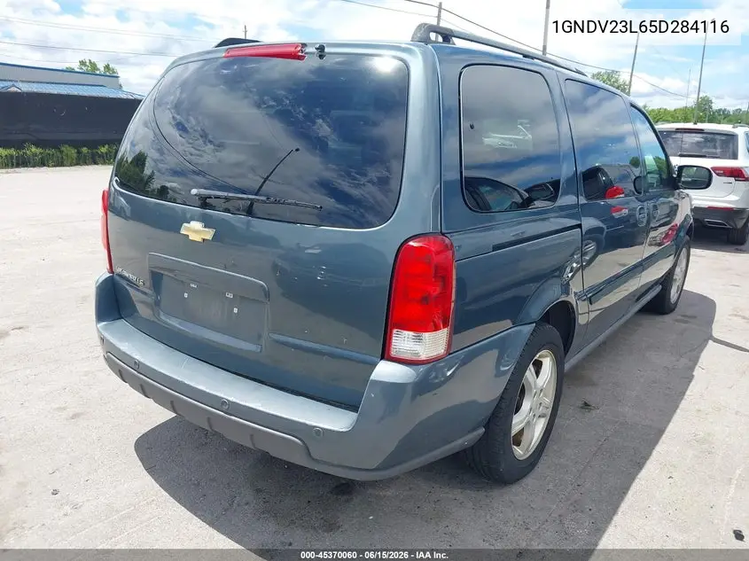 2005 Chevrolet Uplander Ls VIN: 1GNDV23L65D284116 Lot: 45370060