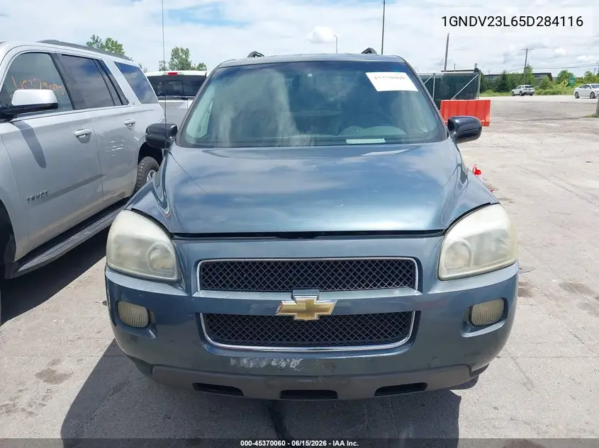 2005 Chevrolet Uplander Ls VIN: 1GNDV23L65D284116 Lot: 45370060