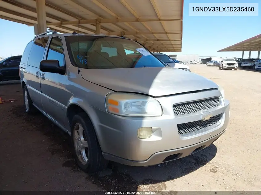 2005 Chevrolet Uplander Lt VIN: 1GNDV33LX5D235460 Lot: 45428277