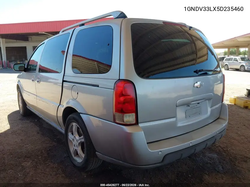 2005 Chevrolet Uplander Lt VIN: 1GNDV33LX5D235460 Lot: 45428277