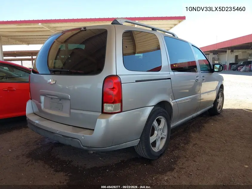 2005 Chevrolet Uplander Lt VIN: 1GNDV33LX5D235460 Lot: 45428277