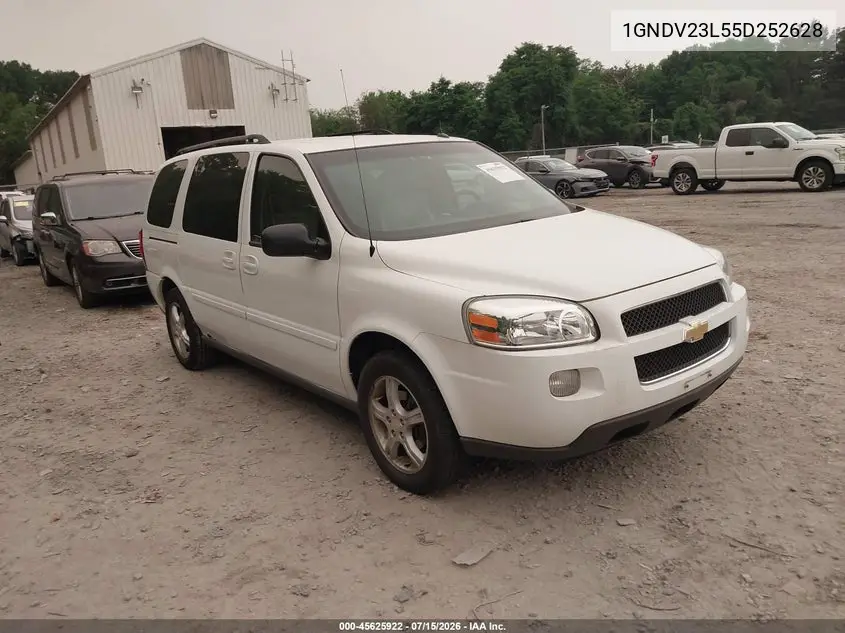 2005 Chevrolet Uplander Ls VIN: 1GNDV23L55D252628 Lot: 45625922