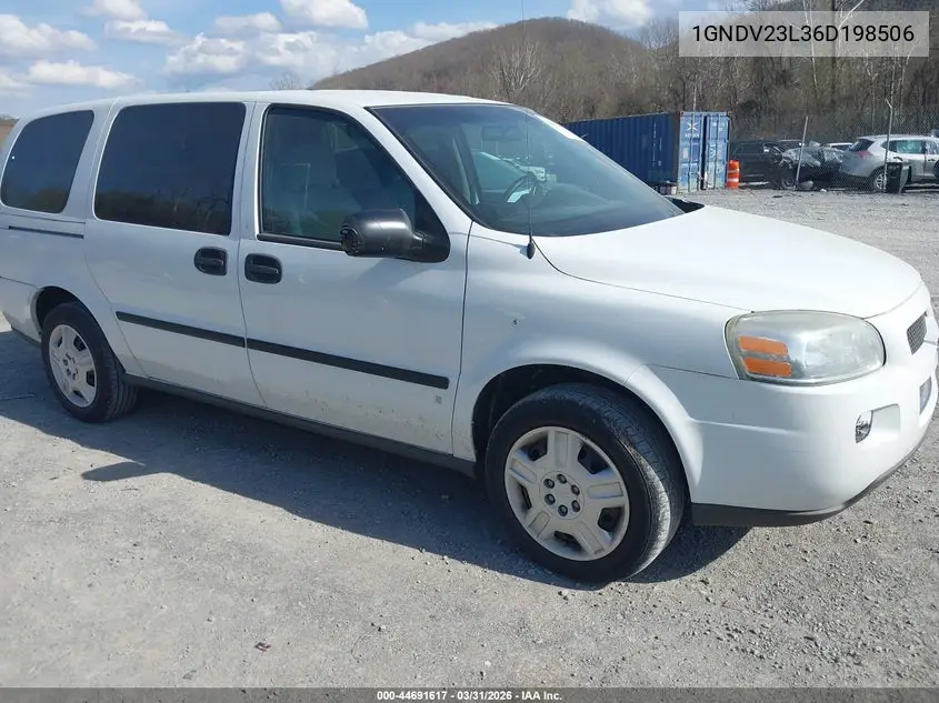 2006 Chevrolet Uplander Ls VIN: 1GNDV23L36D198506 Lot: 44691617