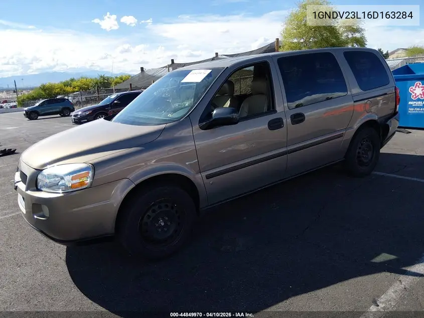2006 Chevrolet Uplander Ls VIN: 1GNDV23L16D163284 Lot: 44849970