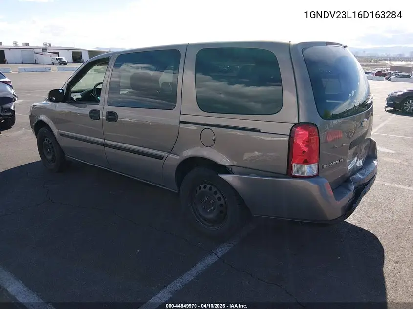 2006 Chevrolet Uplander Ls VIN: 1GNDV23L16D163284 Lot: 44849970