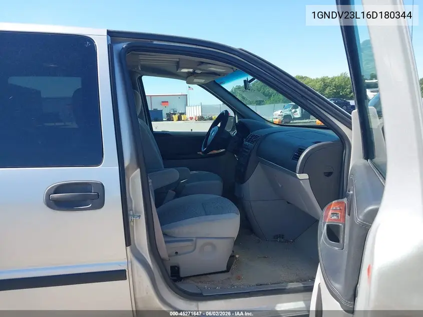 2006 Chevrolet Uplander Ls VIN: 1GNDV23L16D180344 Lot: 45271647