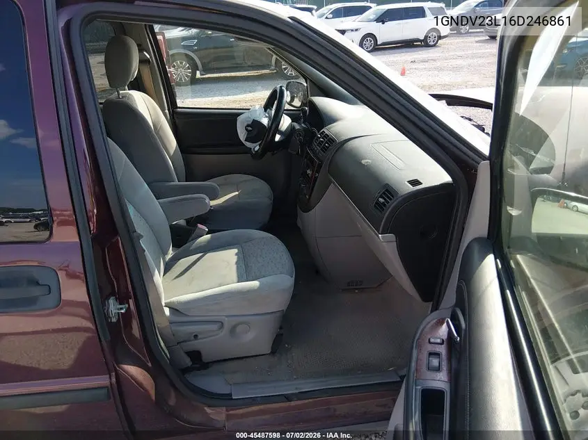 2006 Chevrolet Uplander Ls Fleet VIN: 1GNDV23L16D246861 Lot: 45487598