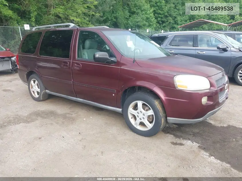 2006 Chevrolet Uplander Lt W/2Lt/Lt W/3Lt VIN: 1GNDV33106D152105 Lot: 45489538